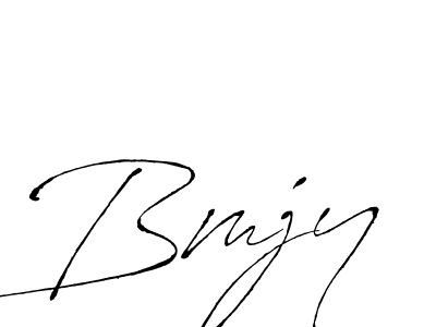 Use a signature maker to create a handwritten signature online. With this signature software, you can design (Antro_Vectra) your own signature for name Bmjy. Bmjy signature style 6 images and pictures png