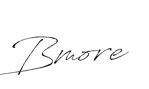 Make a beautiful signature design for name Bmore. With this signature (Antro_Vectra) style, you can create a handwritten signature for free. Bmore signature style 6 images and pictures png