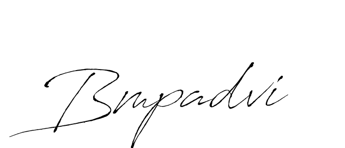 Antro_Vectra is a professional signature style that is perfect for those who want to add a touch of class to their signature. It is also a great choice for those who want to make their signature more unique. Get Bmpadvi name to fancy signature for free. Bmpadvi signature style 6 images and pictures png