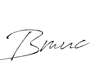 Bmuc stylish signature style. Best Handwritten Sign (Antro_Vectra) for my name. Handwritten Signature Collection Ideas for my name Bmuc. Bmuc signature style 6 images and pictures png