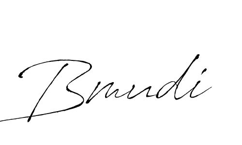 if you are searching for the best signature style for your name Bmudi. so please give up your signature search. here we have designed multiple signature styles  using Antro_Vectra. Bmudi signature style 6 images and pictures png
