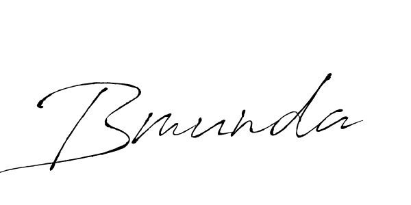 Use a signature maker to create a handwritten signature online. With this signature software, you can design (Antro_Vectra) your own signature for name Bmunda. Bmunda signature style 6 images and pictures png