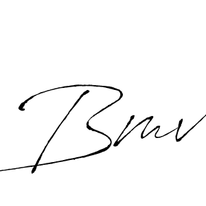 How to make Bmv name signature. Use Antro_Vectra style for creating short signs online. This is the latest handwritten sign. Bmv signature style 6 images and pictures png