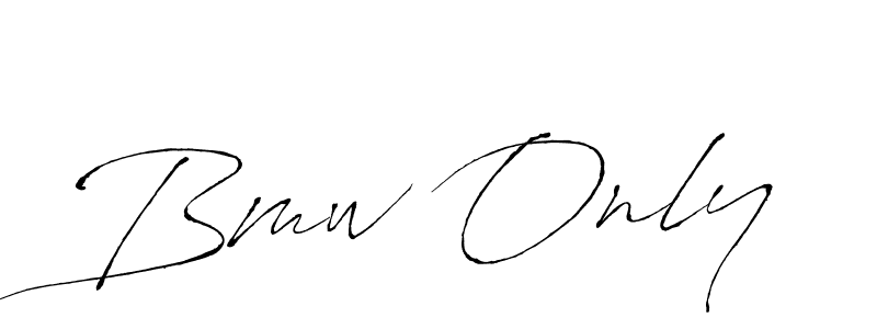 It looks lik you need a new signature style for name Bmw Only. Design unique handwritten (Antro_Vectra) signature with our free signature maker in just a few clicks. Bmw Only signature style 6 images and pictures png