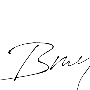 Also You can easily find your signature by using the search form. We will create Bmy name handwritten signature images for you free of cost using Antro_Vectra sign style. Bmy signature style 6 images and pictures png