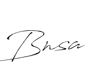 Use a signature maker to create a handwritten signature online. With this signature software, you can design (Antro_Vectra) your own signature for name Bnsa. Bnsa signature style 6 images and pictures png