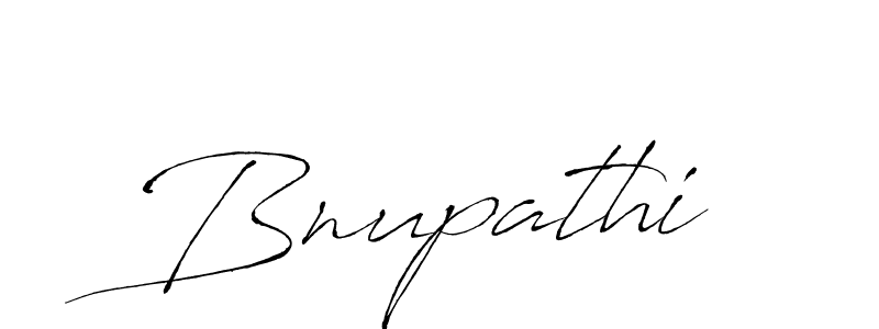 Create a beautiful signature design for name Bnupathi. With this signature (Antro_Vectra) fonts, you can make a handwritten signature for free. Bnupathi signature style 6 images and pictures png