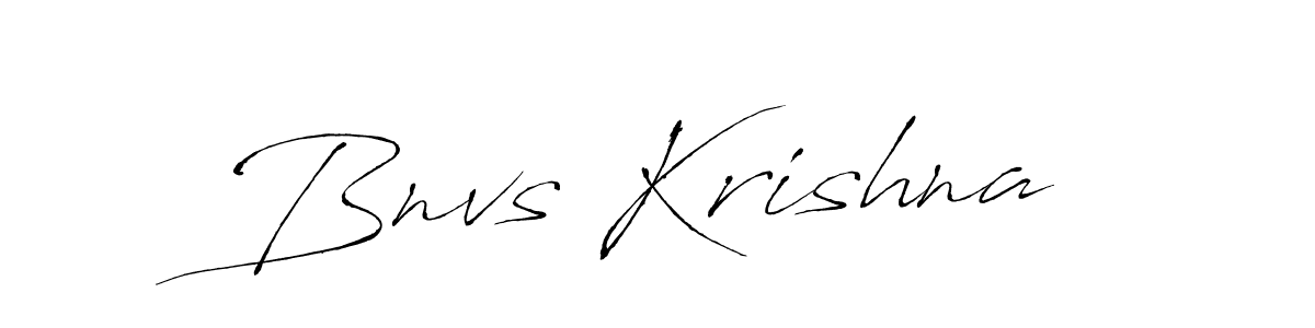 Also we have Bnvs Krishna name is the best signature style. Create professional handwritten signature collection using Antro_Vectra autograph style. Bnvs Krishna signature style 6 images and pictures png