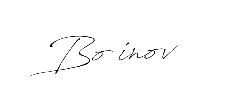 Design your own signature with our free online signature maker. With this signature software, you can create a handwritten (Antro_Vectra) signature for name Božinov. Božinov signature style 6 images and pictures png