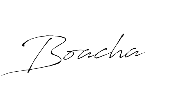 Create a beautiful signature design for name Boacha. With this signature (Antro_Vectra) fonts, you can make a handwritten signature for free. Boacha signature style 6 images and pictures png