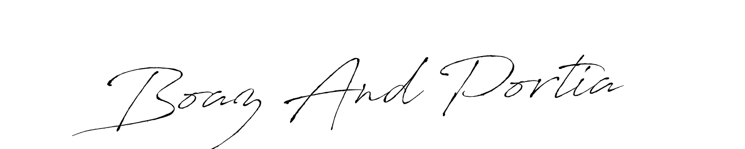 You can use this online signature creator to create a handwritten signature for the name Boaz And Portia. This is the best online autograph maker. Boaz And Portia signature style 6 images and pictures png