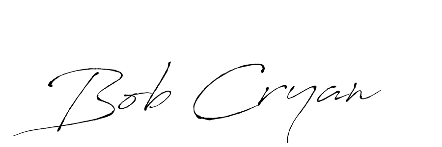 How to make Bob Cryan name signature. Use Antro_Vectra style for creating short signs online. This is the latest handwritten sign. Bob Cryan signature style 6 images and pictures png