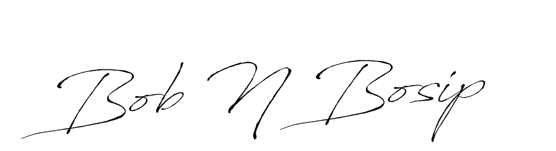 You should practise on your own different ways (Antro_Vectra) to write your name (Bob N Bosip) in signature. don't let someone else do it for you. Bob N Bosip signature style 6 images and pictures png