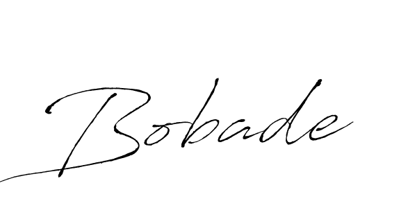 Use a signature maker to create a handwritten signature online. With this signature software, you can design (Antro_Vectra) your own signature for name Bobade. Bobade signature style 6 images and pictures png