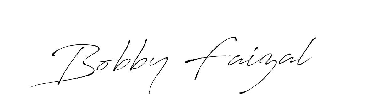 Make a beautiful signature design for name Bobby Faizal. With this signature (Antro_Vectra) style, you can create a handwritten signature for free. Bobby Faizal signature style 6 images and pictures png