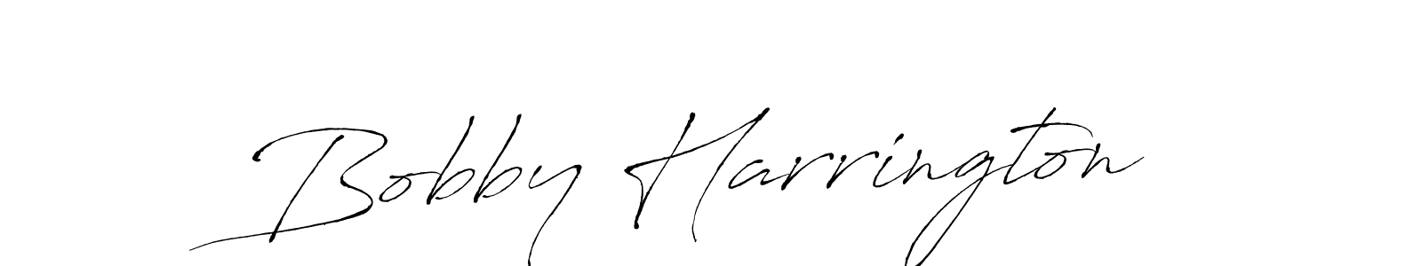 How to make Bobby Harrington name signature. Use Antro_Vectra style for creating short signs online. This is the latest handwritten sign. Bobby Harrington signature style 6 images and pictures png