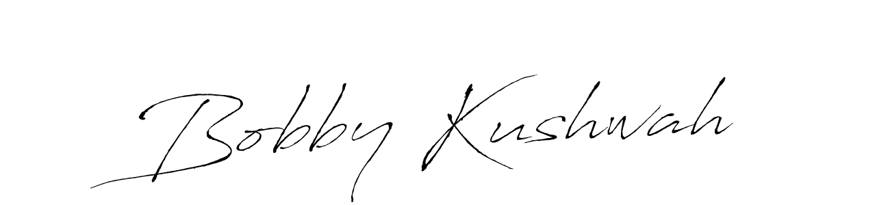 Also we have Bobby Kushwah name is the best signature style. Create professional handwritten signature collection using Antro_Vectra autograph style. Bobby Kushwah signature style 6 images and pictures png
