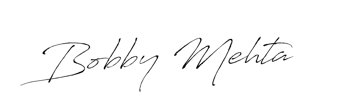 Create a beautiful signature design for name Bobby Mehta. With this signature (Antro_Vectra) fonts, you can make a handwritten signature for free. Bobby Mehta signature style 6 images and pictures png