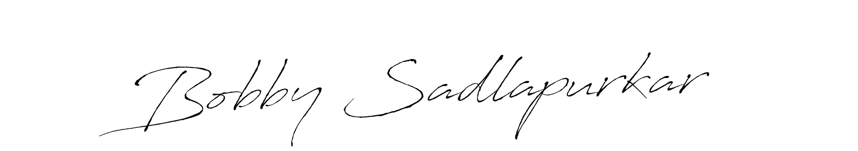 Bobby Sadlapurkar stylish signature style. Best Handwritten Sign (Antro_Vectra) for my name. Handwritten Signature Collection Ideas for my name Bobby Sadlapurkar. Bobby Sadlapurkar signature style 6 images and pictures png