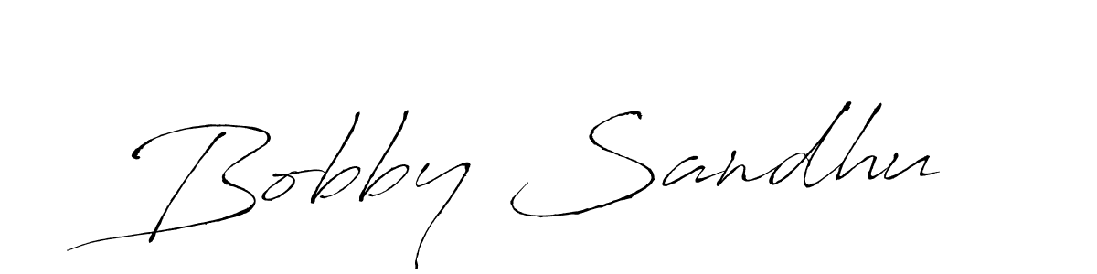 Design your own signature with our free online signature maker. With this signature software, you can create a handwritten (Antro_Vectra) signature for name Bobby Sandhu. Bobby Sandhu signature style 6 images and pictures png