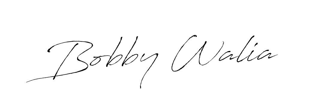 Also we have Bobby Walia name is the best signature style. Create professional handwritten signature collection using Antro_Vectra autograph style. Bobby Walia signature style 6 images and pictures png