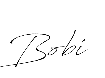 Design your own signature with our free online signature maker. With this signature software, you can create a handwritten (Antro_Vectra) signature for name Bobi. Bobi signature style 6 images and pictures png