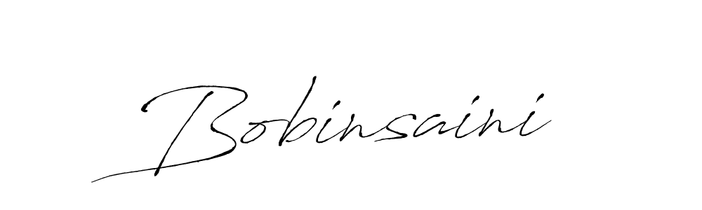 Create a beautiful signature design for name Bobinsaini. With this signature (Antro_Vectra) fonts, you can make a handwritten signature for free. Bobinsaini signature style 6 images and pictures png