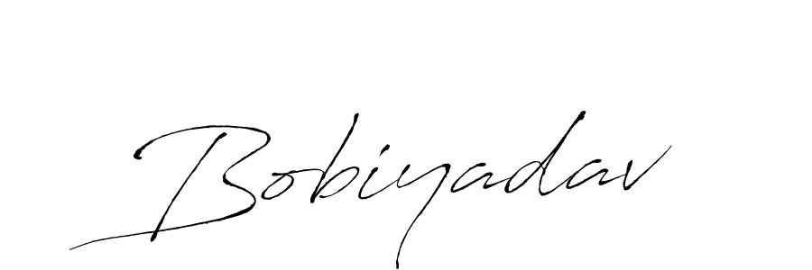 Design your own signature with our free online signature maker. With this signature software, you can create a handwritten (Antro_Vectra) signature for name Bobiyadav. Bobiyadav signature style 6 images and pictures png