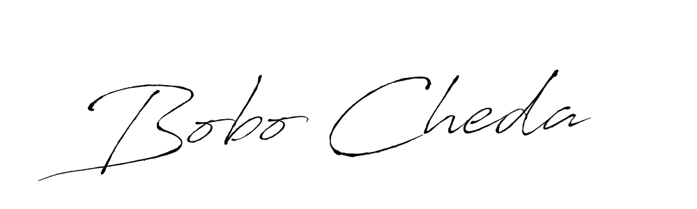 Create a beautiful signature design for name Bobo Cheda. With this signature (Antro_Vectra) fonts, you can make a handwritten signature for free. Bobo Cheda signature style 6 images and pictures png