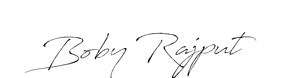 Create a beautiful signature design for name Boby Rajput. With this signature (Antro_Vectra) fonts, you can make a handwritten signature for free. Boby Rajput signature style 6 images and pictures png