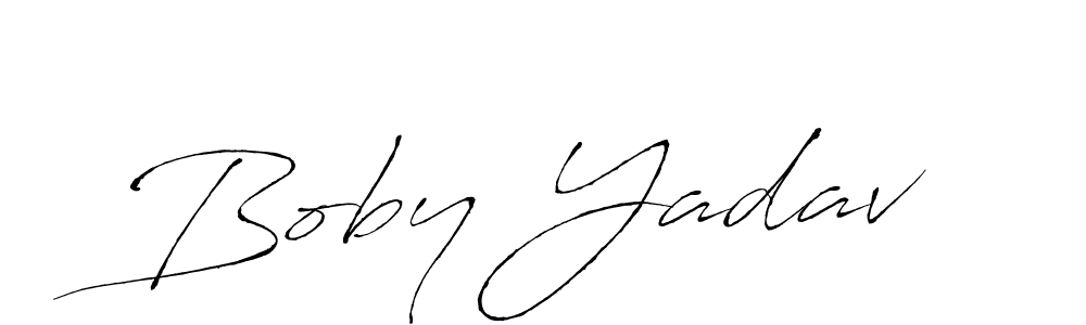 You should practise on your own different ways (Antro_Vectra) to write your name (Boby Yadav) in signature. don't let someone else do it for you. Boby Yadav signature style 6 images and pictures png