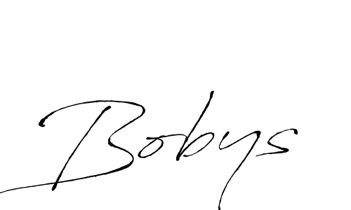 Design your own signature with our free online signature maker. With this signature software, you can create a handwritten (Antro_Vectra) signature for name Bobys. Bobys signature style 6 images and pictures png
