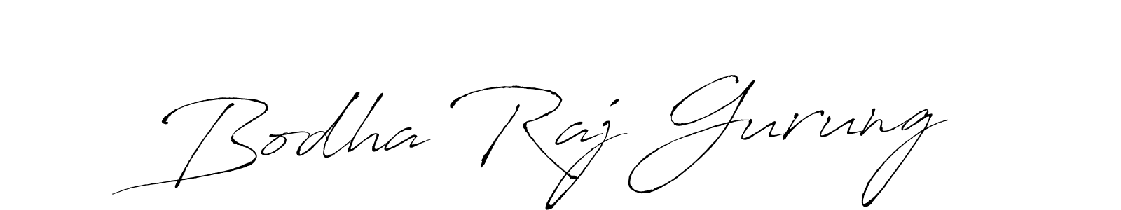 Design your own signature with our free online signature maker. With this signature software, you can create a handwritten (Antro_Vectra) signature for name Bodha Raj Gurung. Bodha Raj Gurung signature style 6 images and pictures png