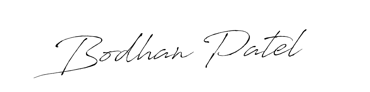 Antro_Vectra is a professional signature style that is perfect for those who want to add a touch of class to their signature. It is also a great choice for those who want to make their signature more unique. Get Bodhan Patel name to fancy signature for free. Bodhan Patel signature style 6 images and pictures png