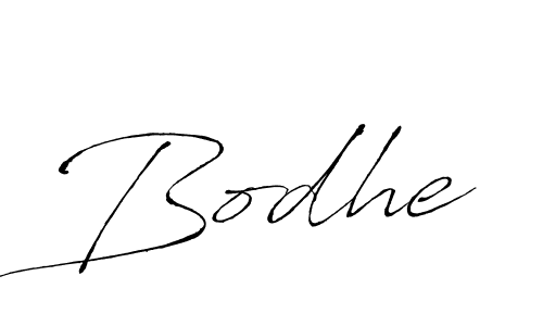 Bodhe stylish signature style. Best Handwritten Sign (Antro_Vectra) for my name. Handwritten Signature Collection Ideas for my name Bodhe. Bodhe signature style 6 images and pictures png