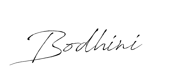 Make a beautiful signature design for name Bodhini. With this signature (Antro_Vectra) style, you can create a handwritten signature for free. Bodhini signature style 6 images and pictures png