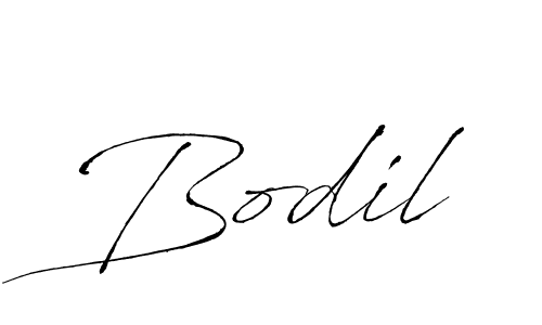 Design your own signature with our free online signature maker. With this signature software, you can create a handwritten (Antro_Vectra) signature for name Bodil. Bodil signature style 6 images and pictures png