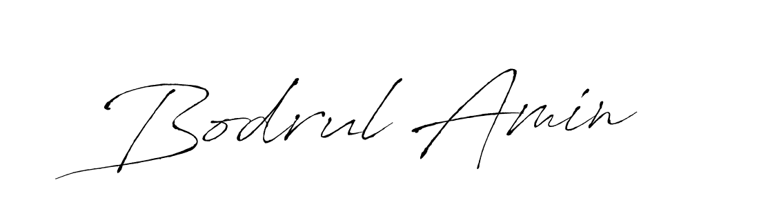 How to make Bodrul Amin name signature. Use Antro_Vectra style for creating short signs online. This is the latest handwritten sign. Bodrul Amin signature style 6 images and pictures png