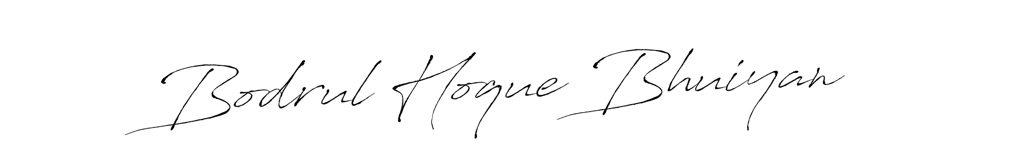 How to make Bodrul Hoque Bhuiyan signature? Antro_Vectra is a professional autograph style. Create handwritten signature for Bodrul Hoque Bhuiyan name. Bodrul Hoque Bhuiyan signature style 6 images and pictures png