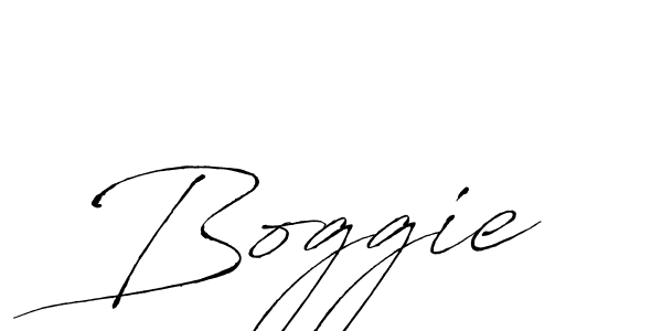 Use a signature maker to create a handwritten signature online. With this signature software, you can design (Antro_Vectra) your own signature for name Boggie. Boggie signature style 6 images and pictures png