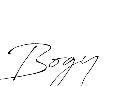 Bogy stylish signature style. Best Handwritten Sign (Antro_Vectra) for my name. Handwritten Signature Collection Ideas for my name Bogy. Bogy signature style 6 images and pictures png