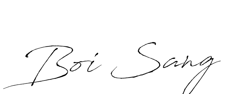 It looks lik you need a new signature style for name Boi Sang. Design unique handwritten (Antro_Vectra) signature with our free signature maker in just a few clicks. Boi Sang signature style 6 images and pictures png