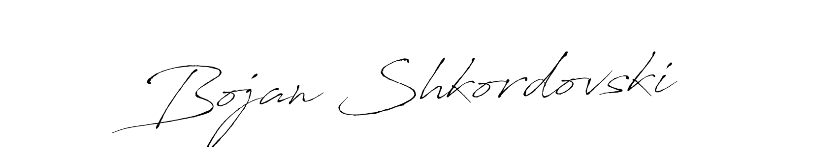 Design your own signature with our free online signature maker. With this signature software, you can create a handwritten (Antro_Vectra) signature for name Bojan Shkordovski. Bojan Shkordovski signature style 6 images and pictures png