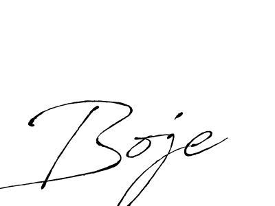 Create a beautiful signature design for name Boje. With this signature (Antro_Vectra) fonts, you can make a handwritten signature for free. Boje signature style 6 images and pictures png