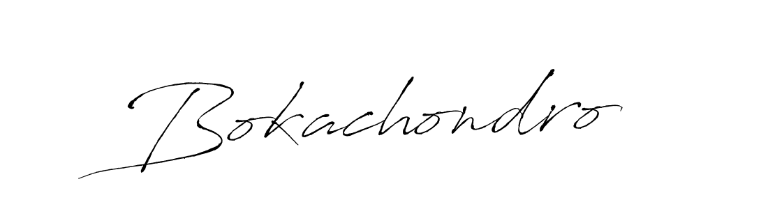 Design your own signature with our free online signature maker. With this signature software, you can create a handwritten (Antro_Vectra) signature for name Bokachondro. Bokachondro signature style 6 images and pictures png