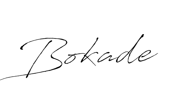 How to make Bokade name signature. Use Antro_Vectra style for creating short signs online. This is the latest handwritten sign. Bokade signature style 6 images and pictures png