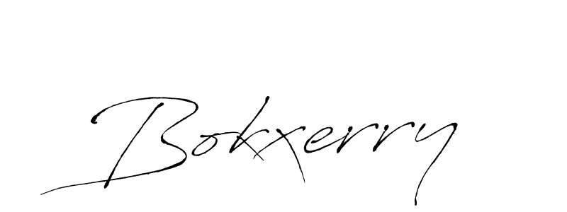 You should practise on your own different ways (Antro_Vectra) to write your name (Bokxerry) in signature. don't let someone else do it for you. Bokxerry signature style 6 images and pictures png
