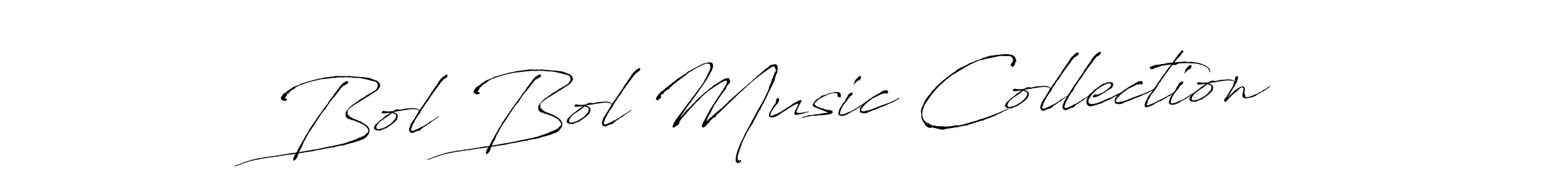 Make a beautiful signature design for name Bol Bol Music Collection. With this signature (Antro_Vectra) style, you can create a handwritten signature for free. Bol Bol Music Collection signature style 6 images and pictures png