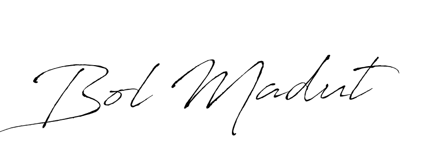 Bol Madut stylish signature style. Best Handwritten Sign (Antro_Vectra) for my name. Handwritten Signature Collection Ideas for my name Bol Madut. Bol Madut signature style 6 images and pictures png