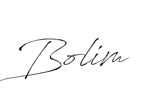 Bolim stylish signature style. Best Handwritten Sign (Antro_Vectra) for my name. Handwritten Signature Collection Ideas for my name Bolim. Bolim signature style 6 images and pictures png